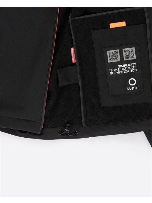 giubbotto uomo nero SUNS | GBS53001UBLACK/BLACK